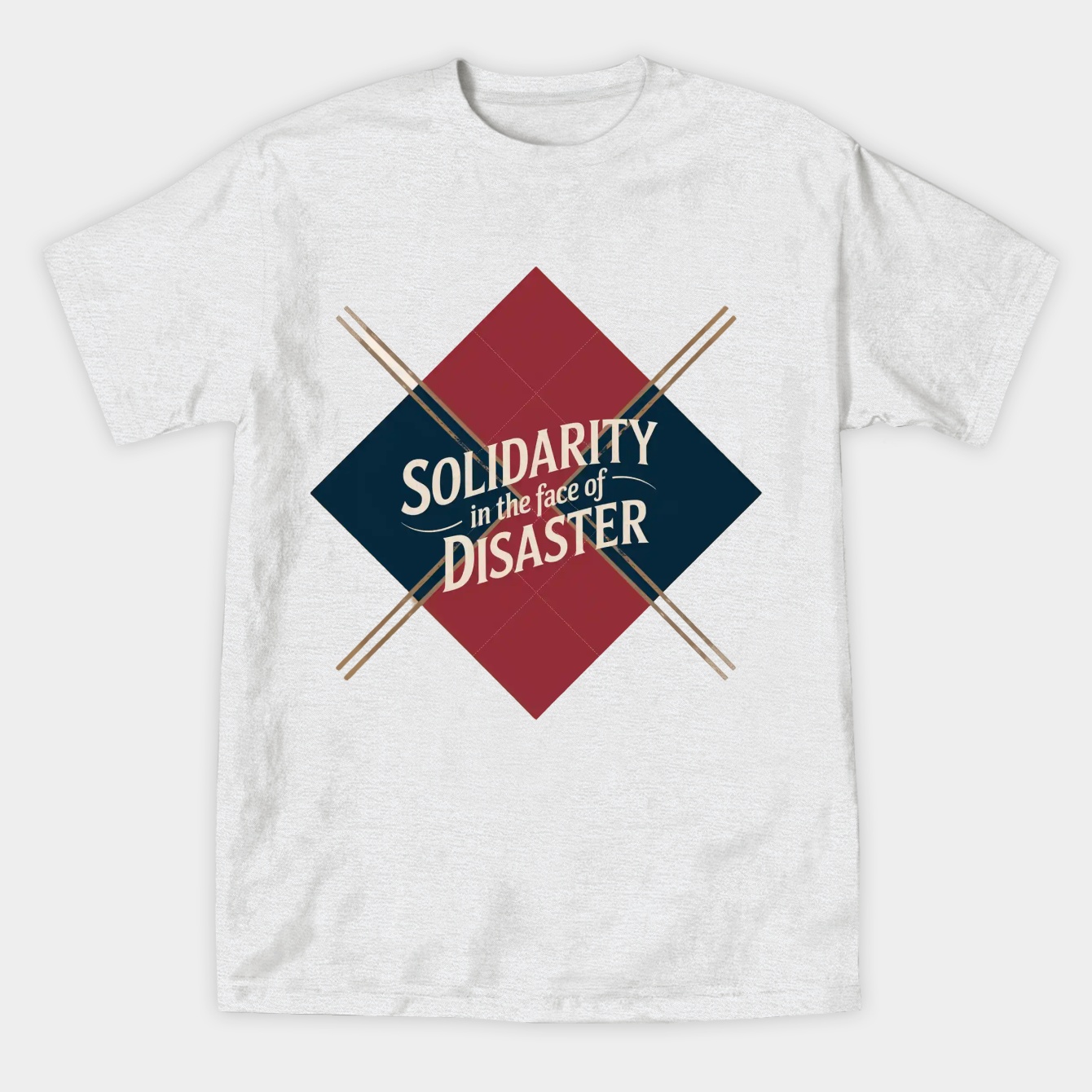 Solidarity Argyle: United Through Adversity Women's Athletic Performance T-Shirt
