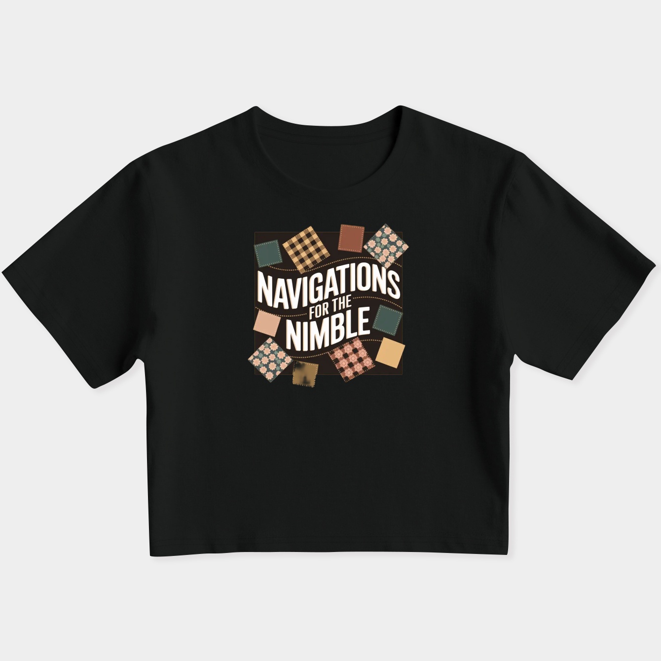 Navigations for the Nimble Quilt Women's Slim Fit Baby Tee