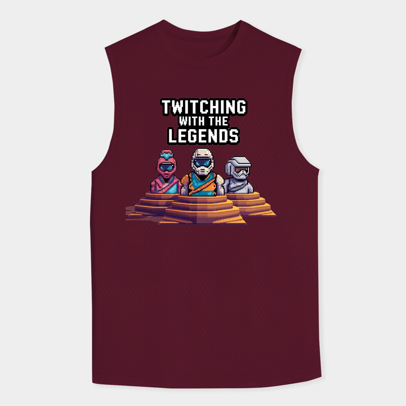 Twitching With the Legends Pixels Men's Big & Tall Tank Top
