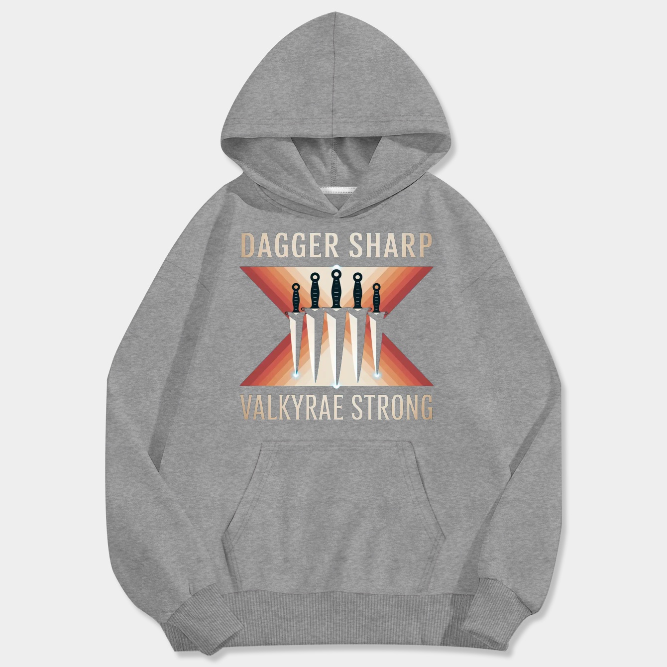 Dagger Sharp Skyfall Daggers Men's Big & Tall Hoodie