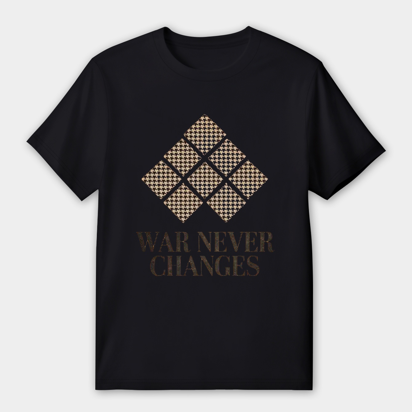 War Never Changes Houndstooth Cluster Women's Premium Soft T-Shirt