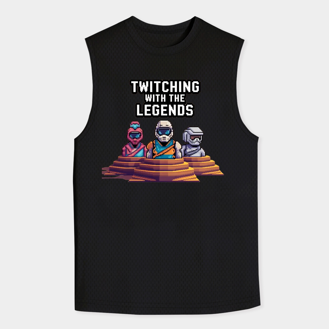 Twitching With the Legends Pixels Men's Tank Top