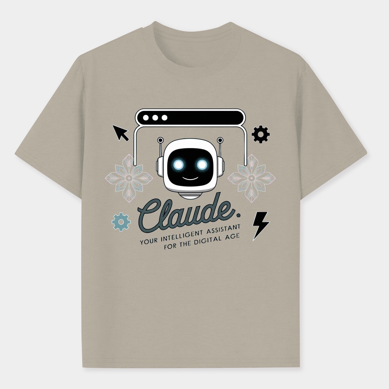 Retro Robot Assistant Chrome Window Men's Performance Athletic T-Shirt