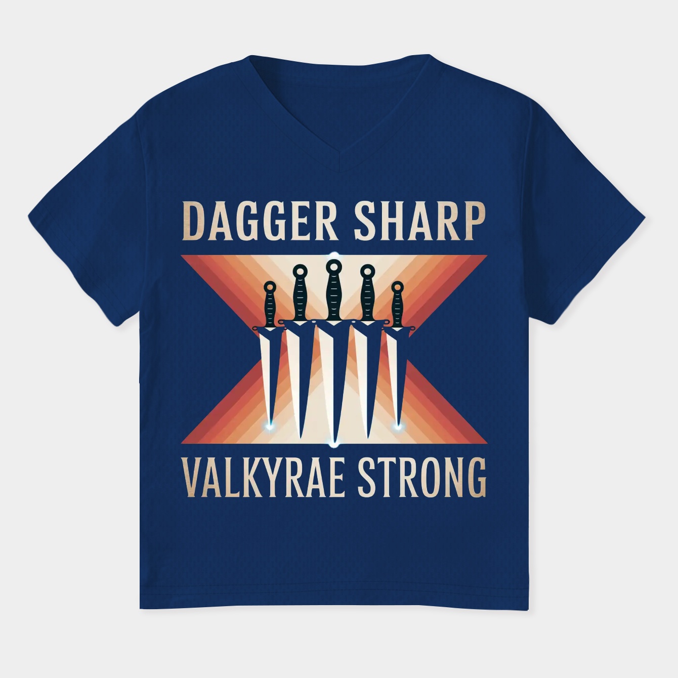 Dagger Sharp Skyfall Daggers Women's Plus Size V-Neck T-Shirt