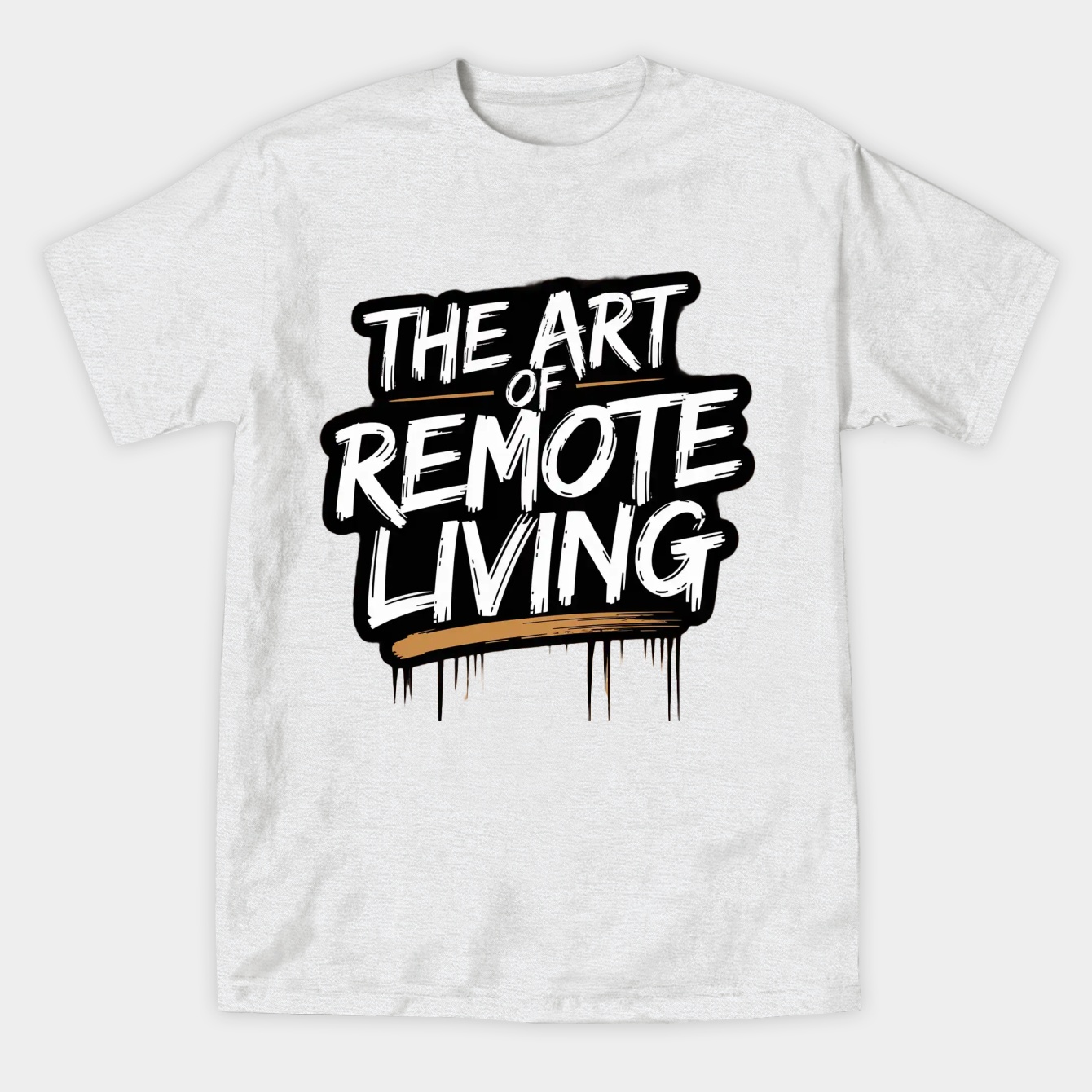 Graffiti Remote Living Statement Women's Athletic Performance T-Shirt