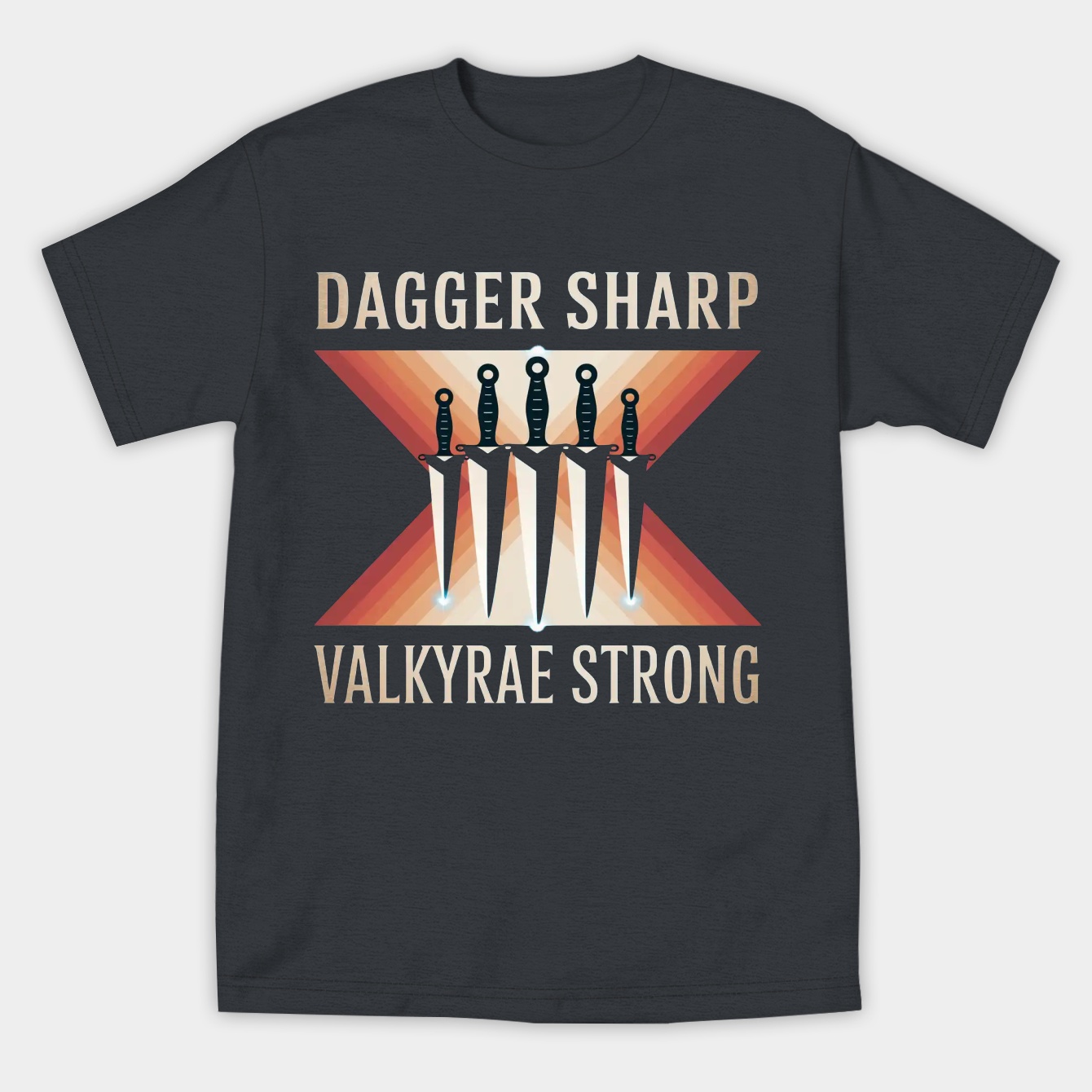 Dagger Sharp Skyfall Daggers Women's Athletic Performance T-Shirt