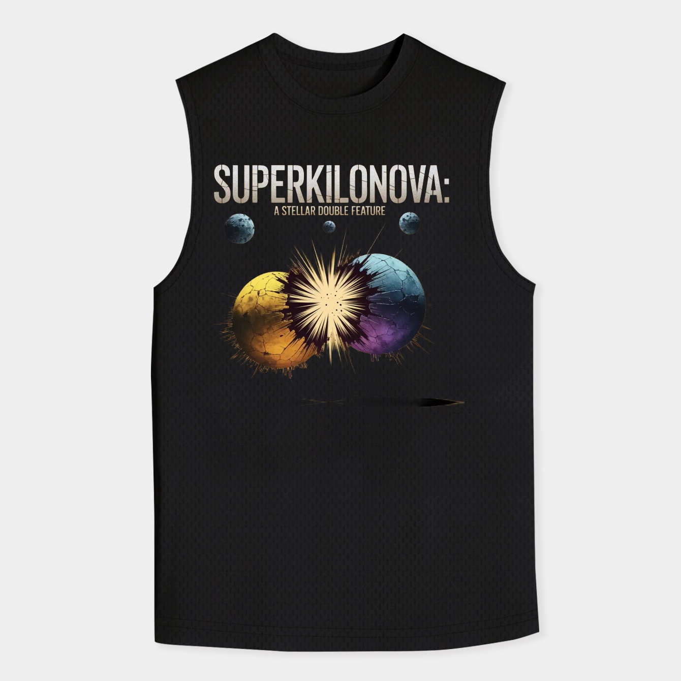 Superkilonova: Stellar Double Impact Men's Big & Tall Tank Top