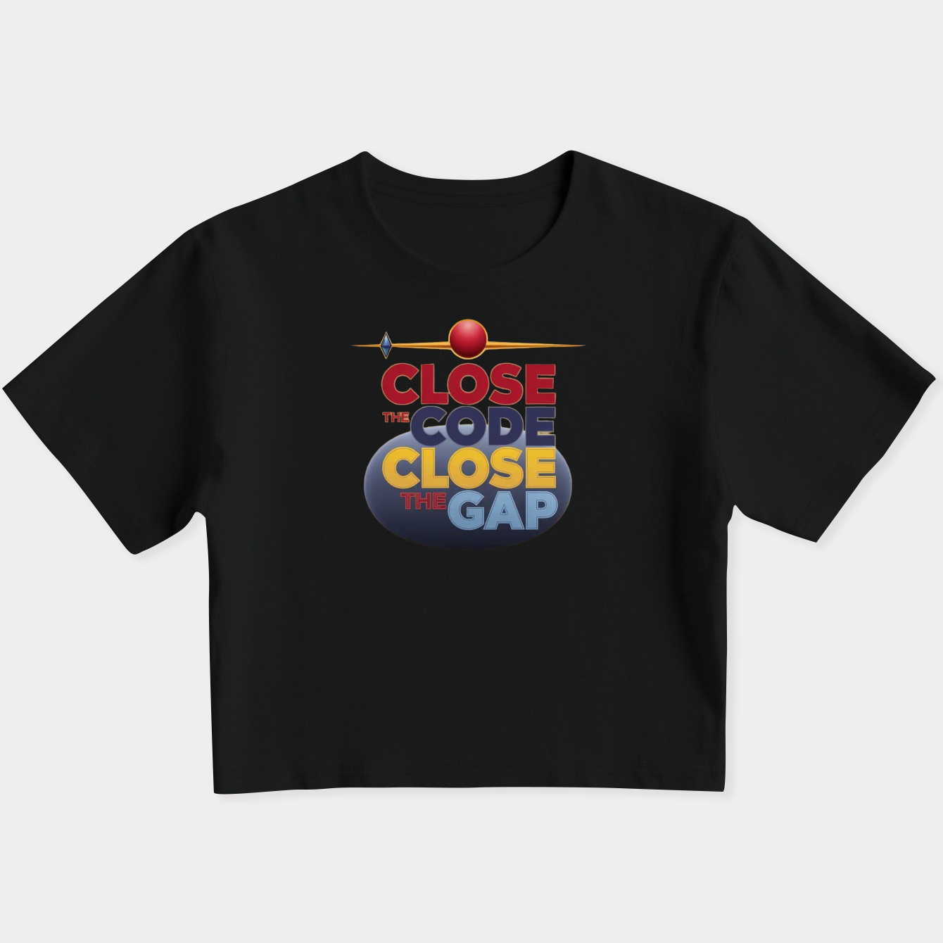 Close the Code, Close the Gap Women's Slim Fit Baby Tee