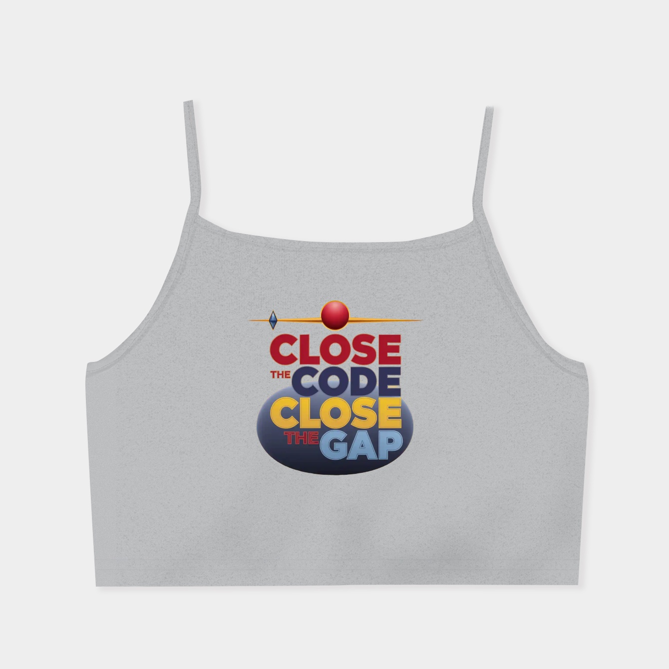 Close the Code, Close the Gap Women's  Spaghetti Strap Tank Top