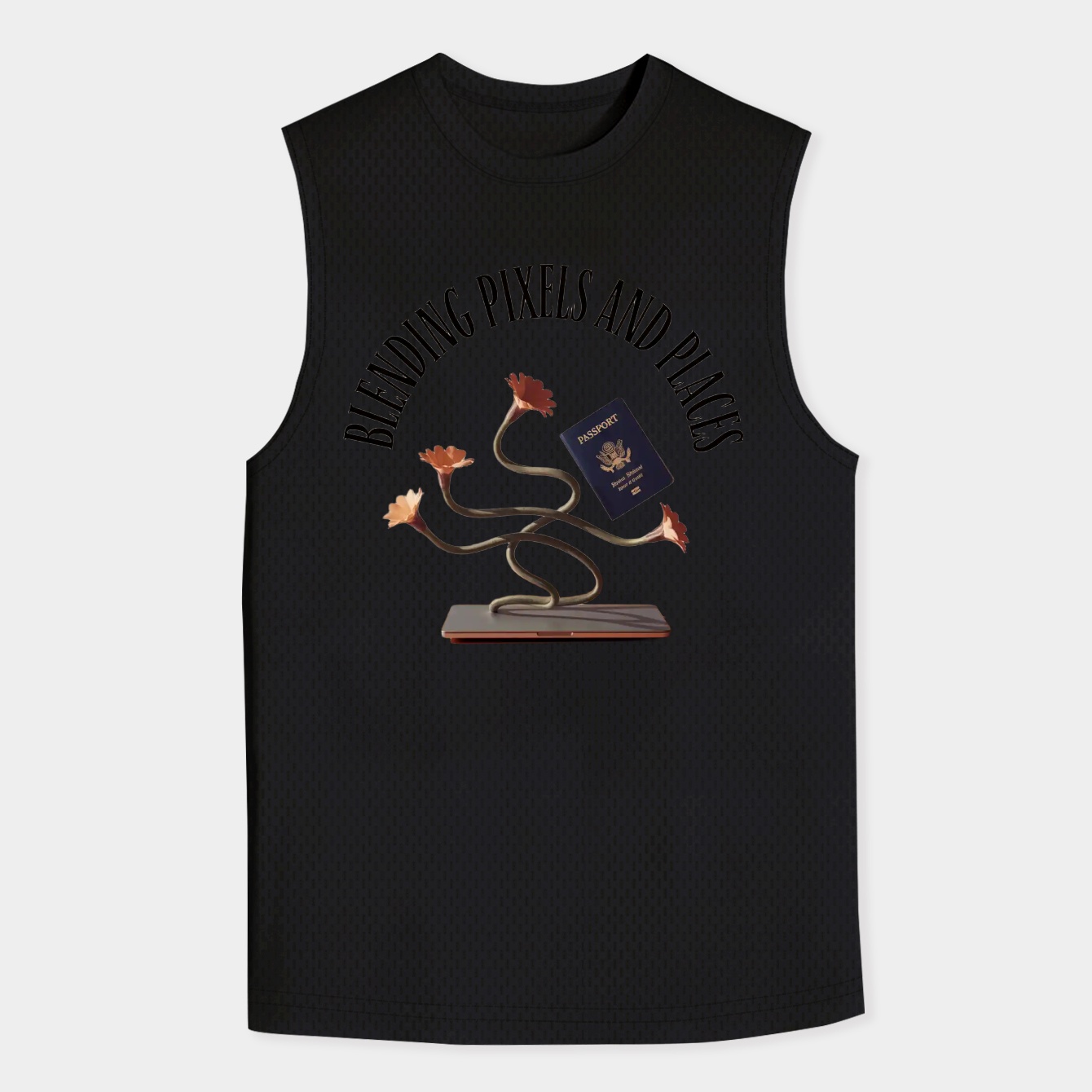 Digital Nomad Nouveau Elegance Men's Tank Top