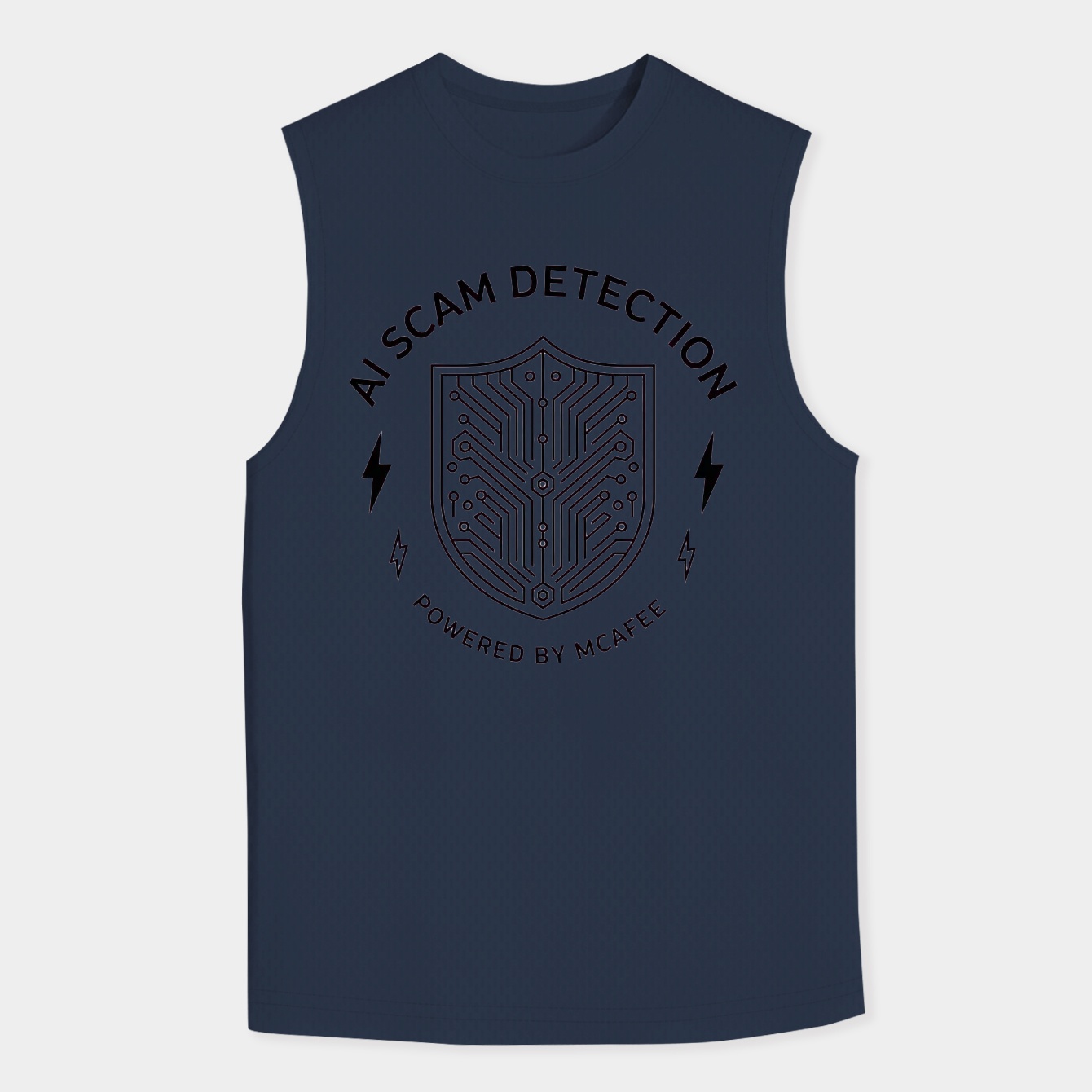 AI Scam Detection Shield Men's Tank Top