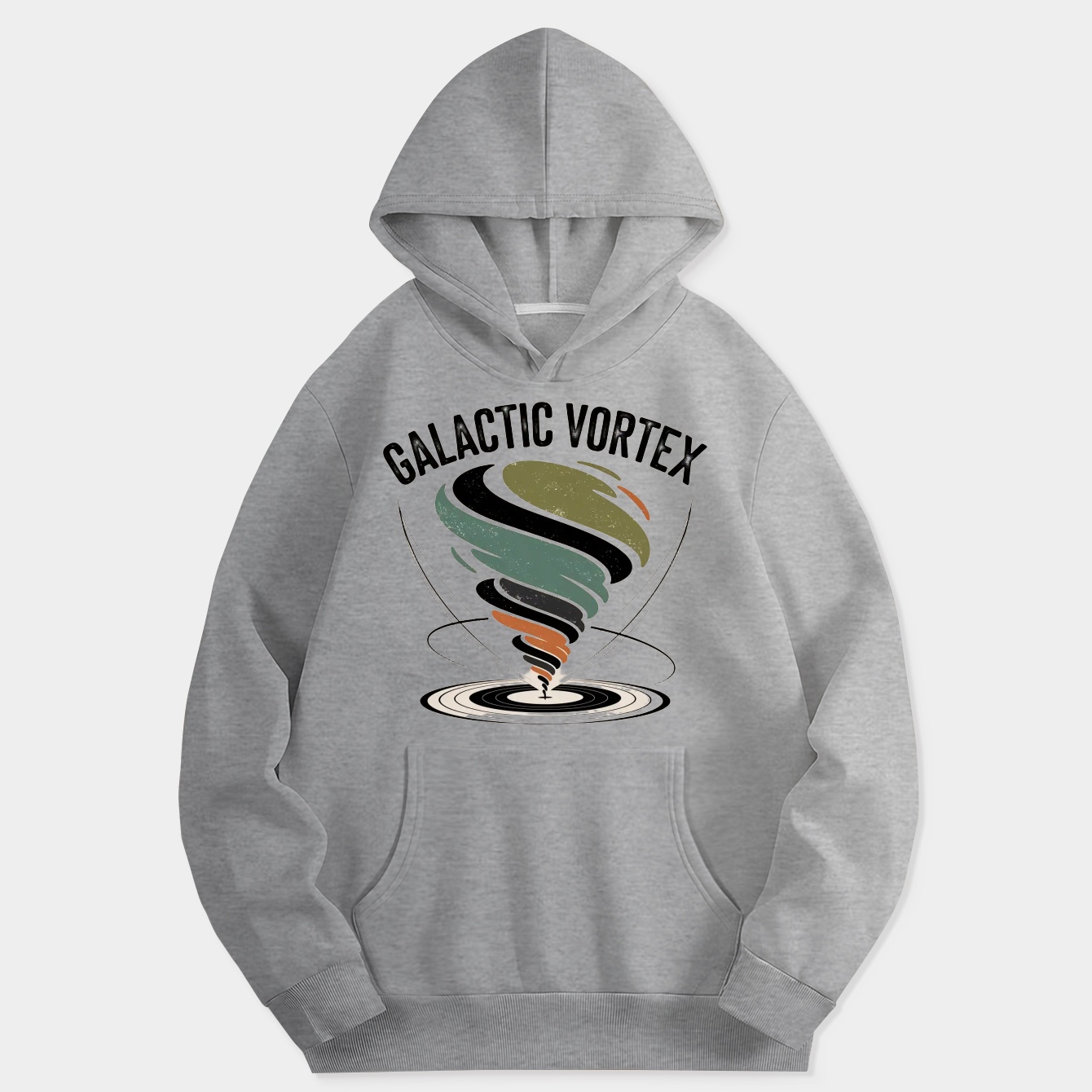 Galactic Vortex Swirling Tornado Women's Hoodie