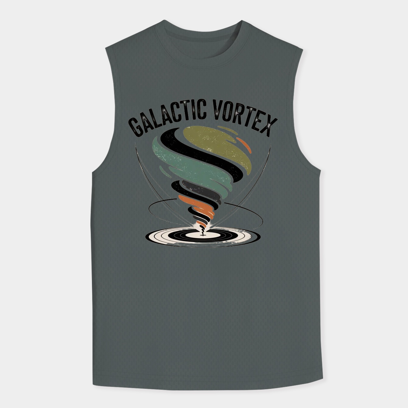 Galactic Vortex Swirling Tornado Men's Tank Top