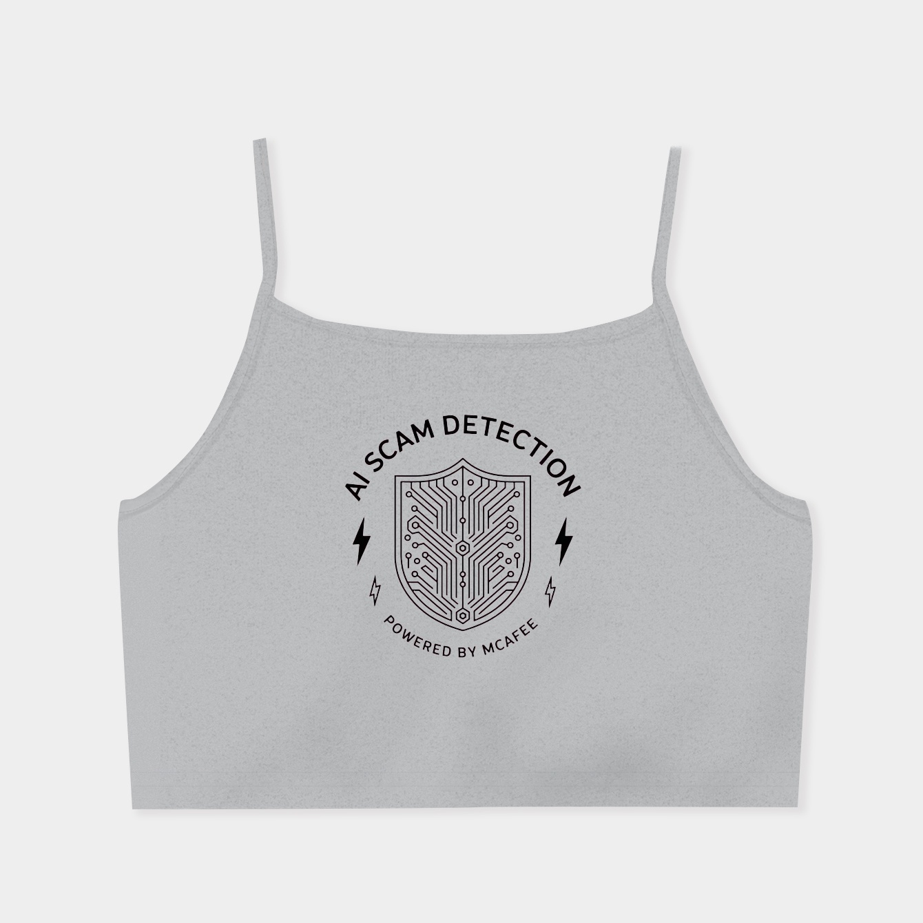 AI Scam Detection Shield Women's  Spaghetti Strap Tank Top