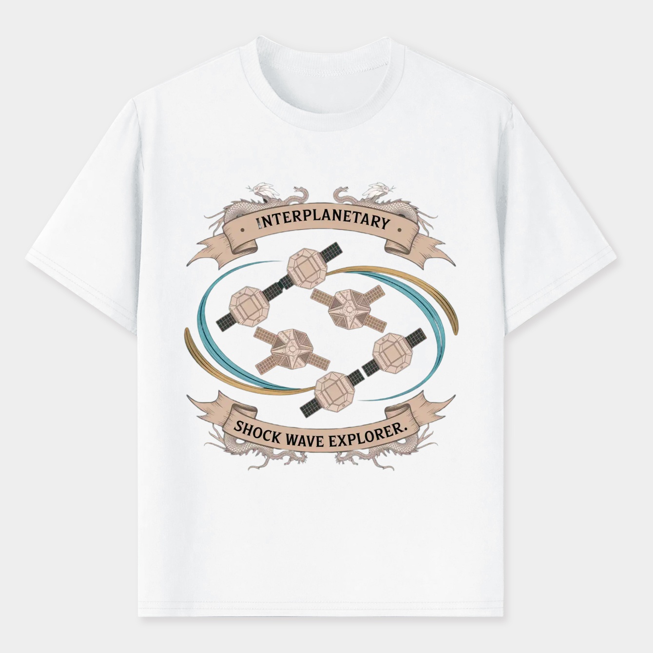 Interplanetary Shock Wave Explorer Crest Men's T-Shirt