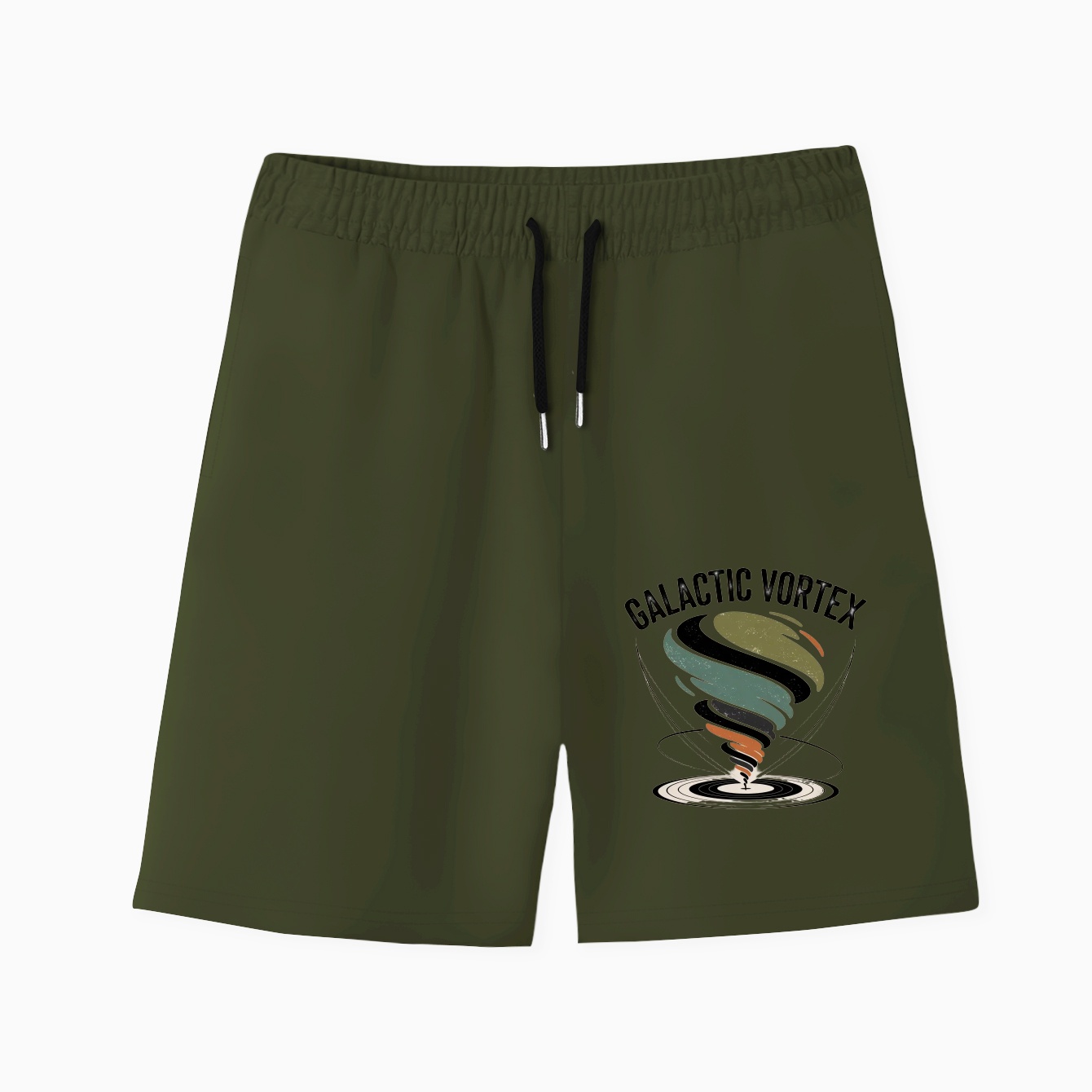 Galactic Vortex Swirling Tornado Men's Quick-Dry Athletic Shorts