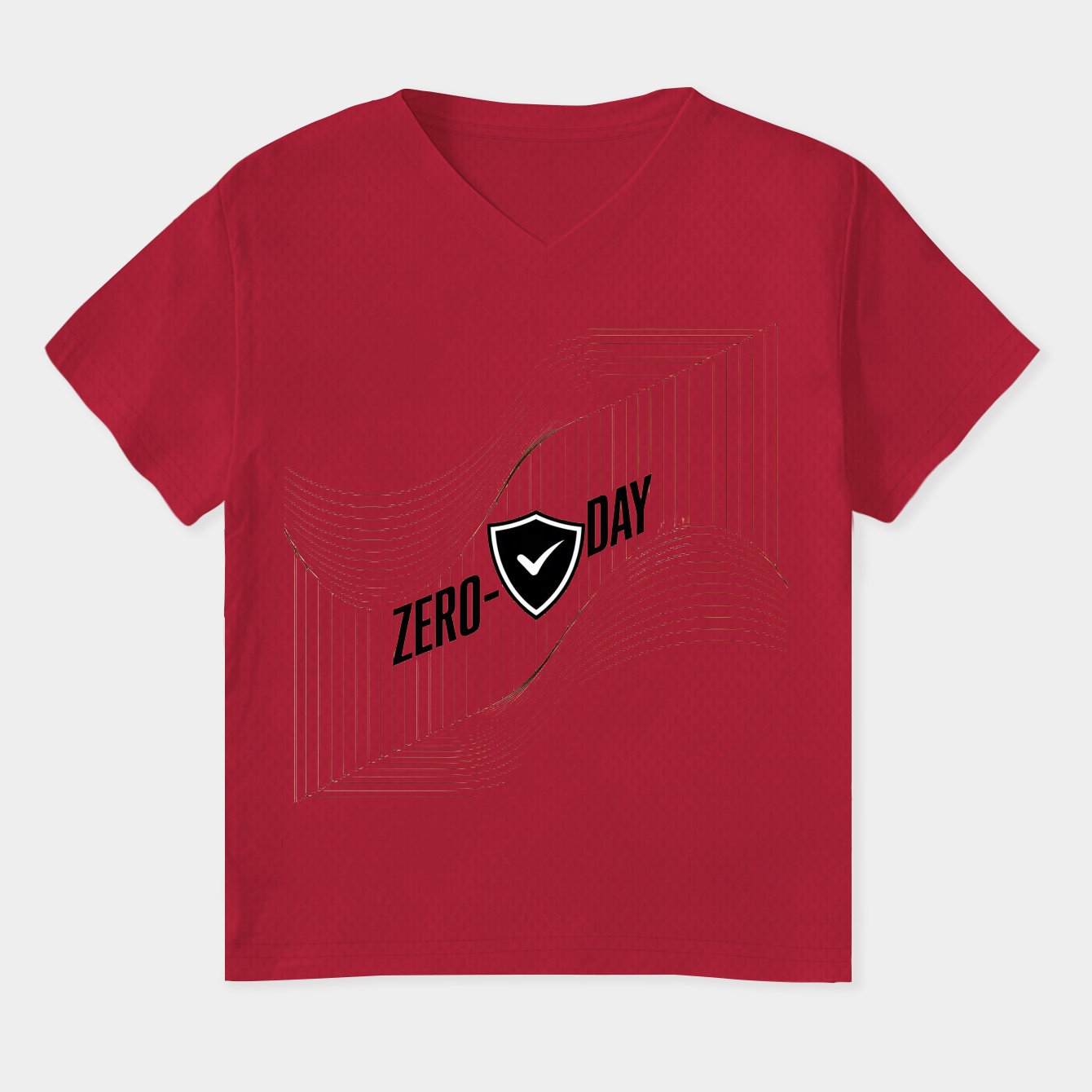 Zero-Day Zero Tolerance Shield Women's Plus Size V-Neck T-Shirt