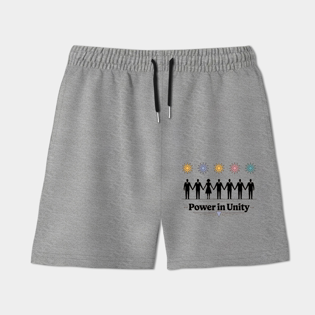 Power in Unity: Retro Tech Team Women's Shorts