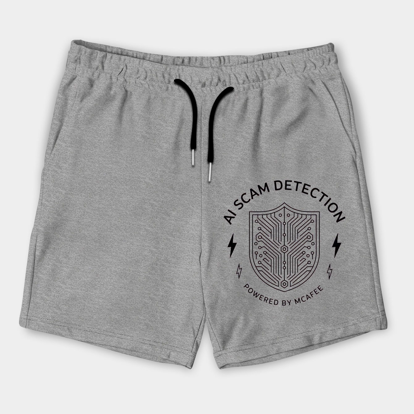 AI Scam Detection Shield Men's Shorts