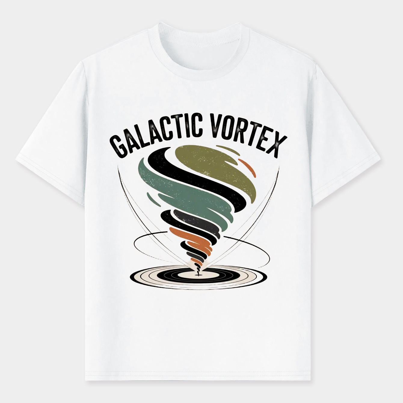 Galactic Vortex Swirling Tornado Men's T-Shirt