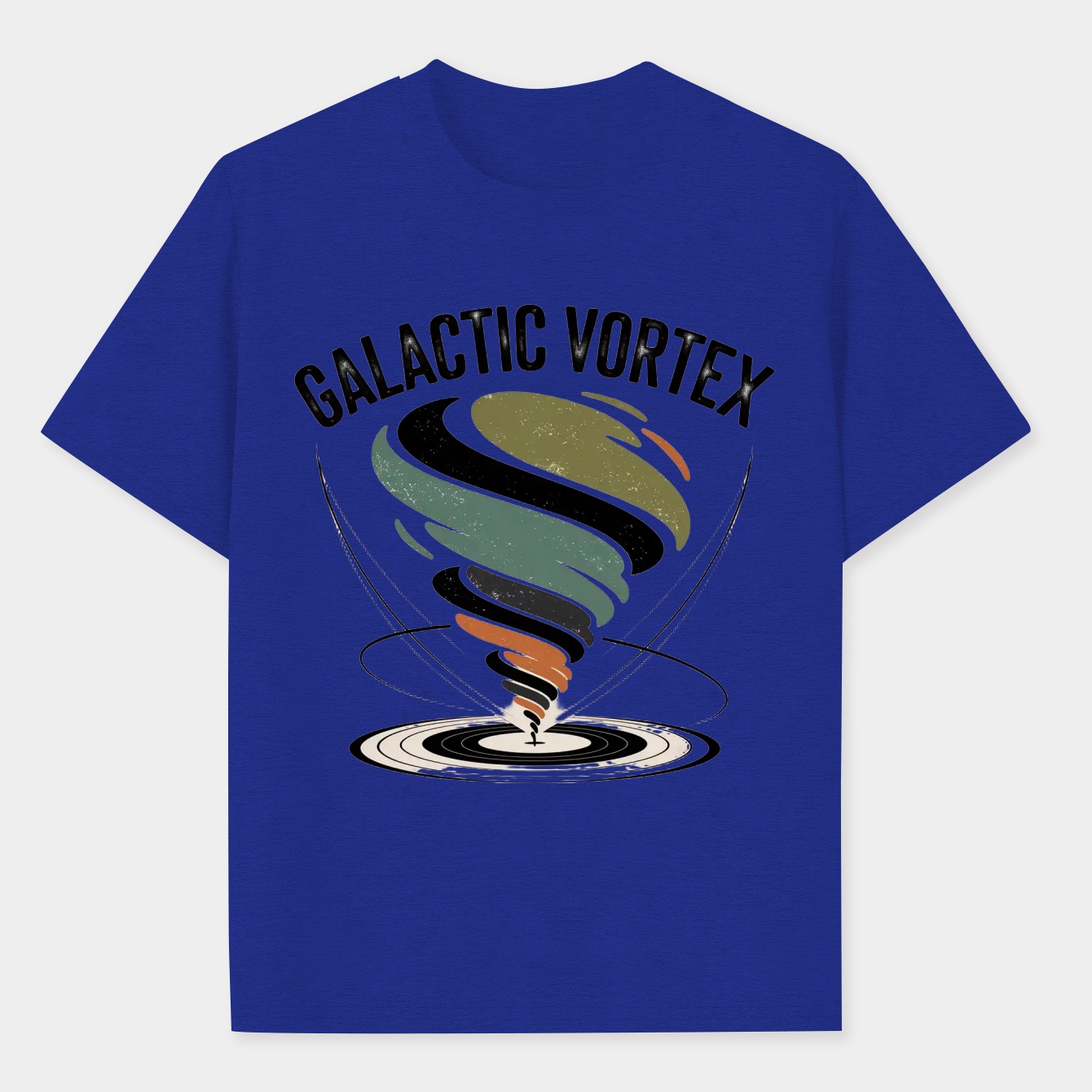 Galactic Vortex Swirling Tornado Men's Performance Athletic T-Shirt