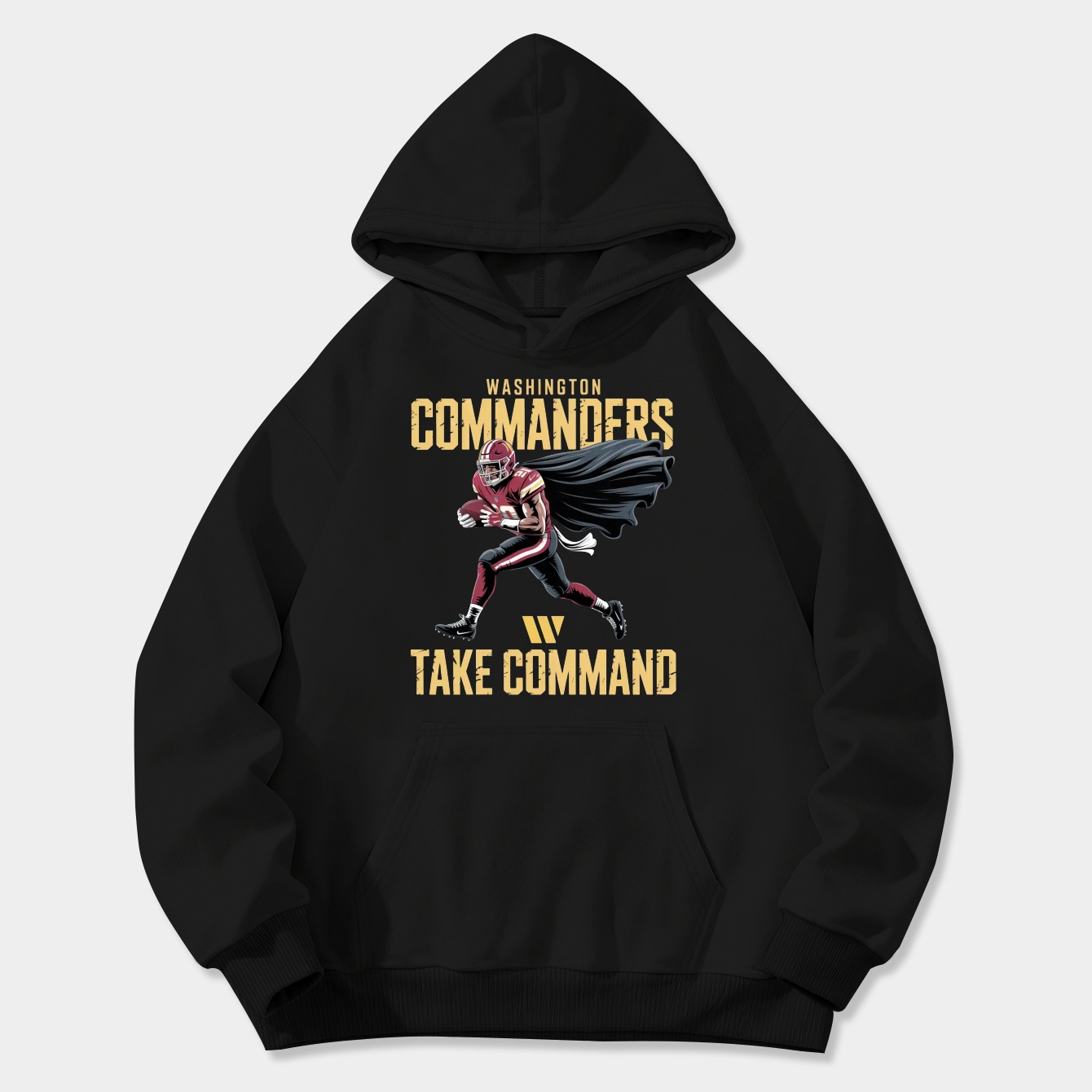 Washington Commanders Take Command Women's Plus Size Hoodie