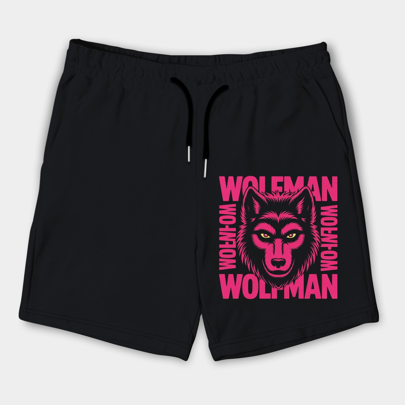 The Wolf Man Name Stack Men's Shorts
