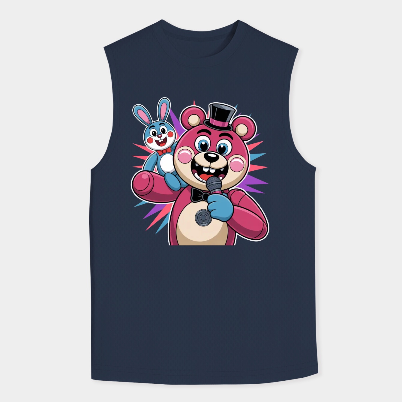 Funtime Freddy Men's Big & Tall Tank Top