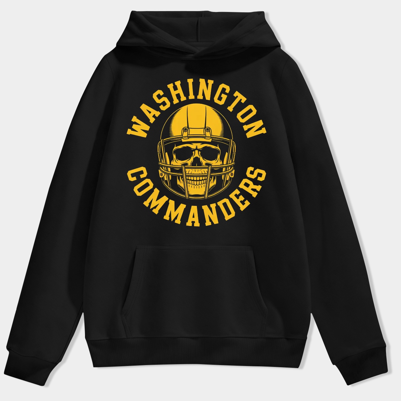 Washington Commanders Skull Men's Hoodie