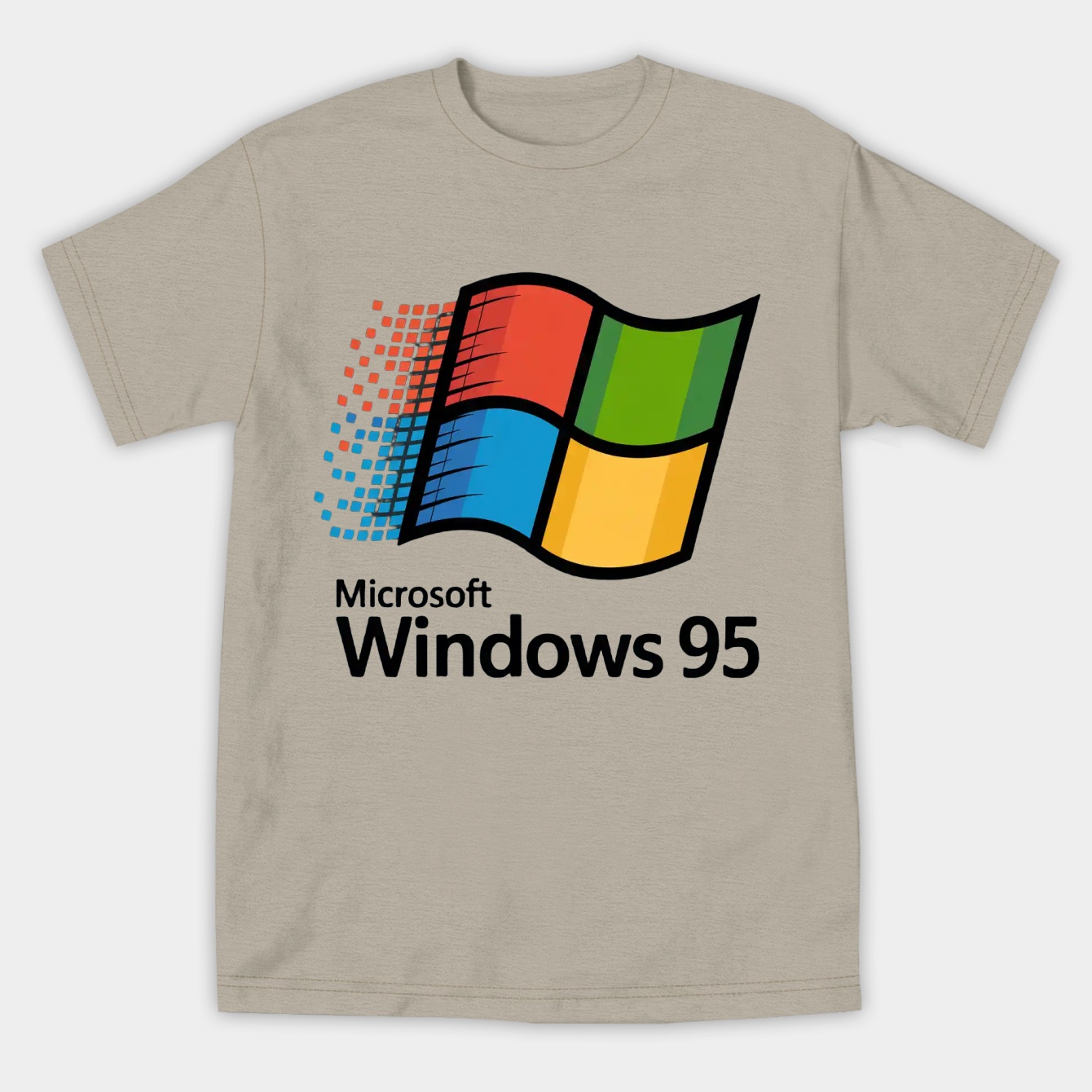 Retro Vintage Nostalgic 90s 80s Windows 95 logo