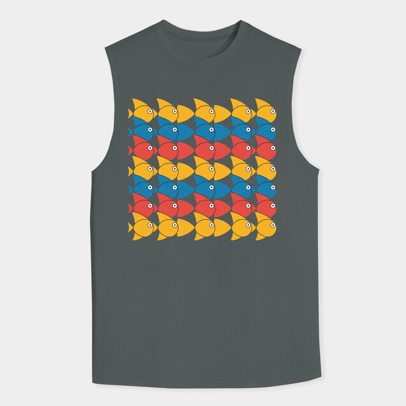 Quick Piks Pattern Men's Big & Tall Tank Top