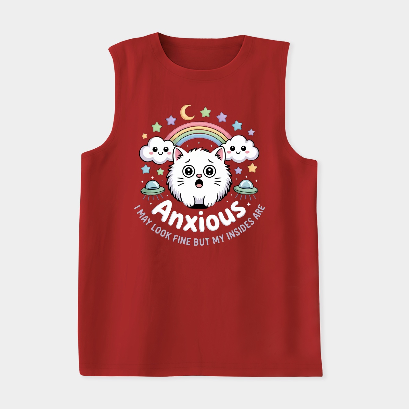 I may look fine but my insides are anxious