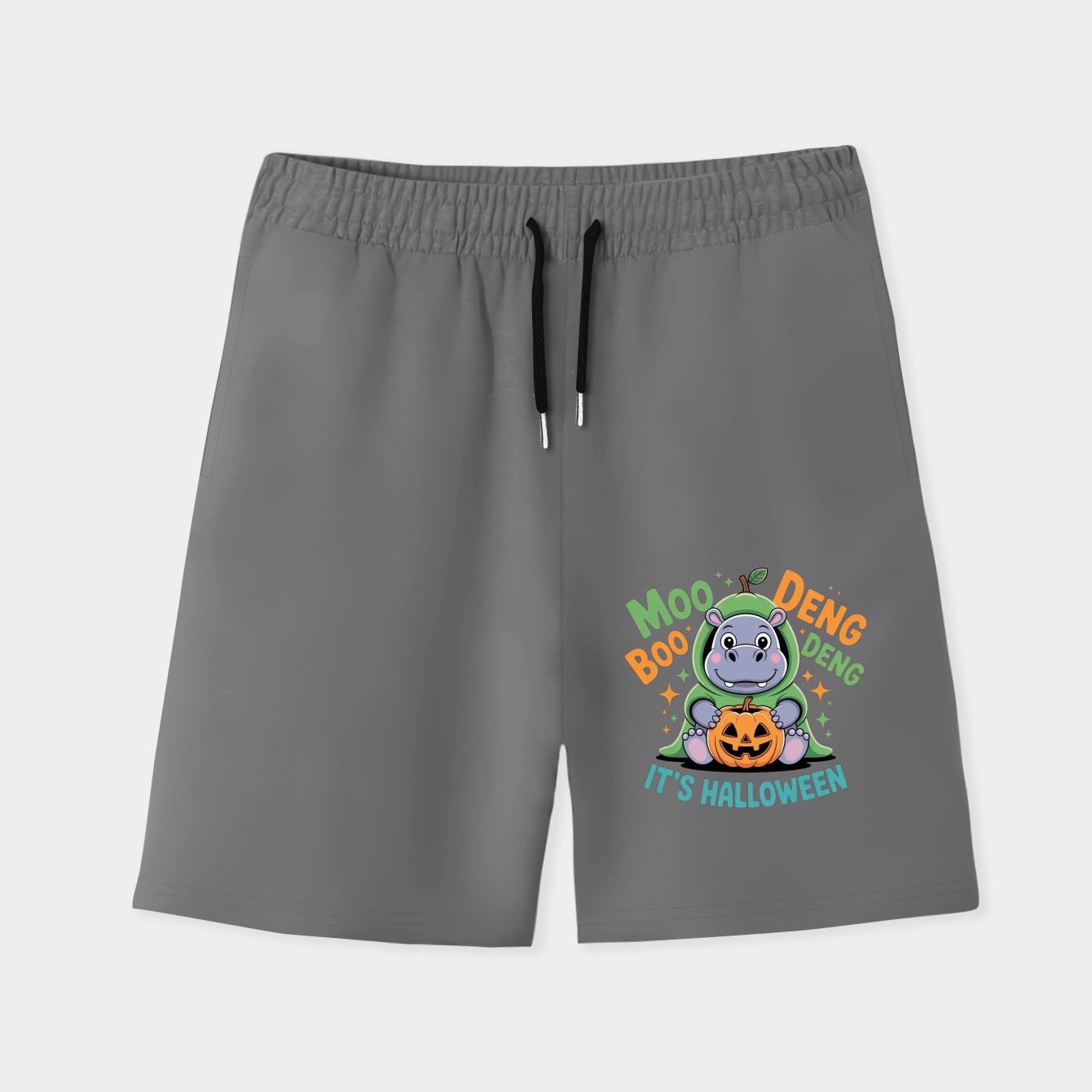 Moo Deng For Halloween, Gift For Kids, For Men, For Women Men's Quick-Dry Athletic Shorts