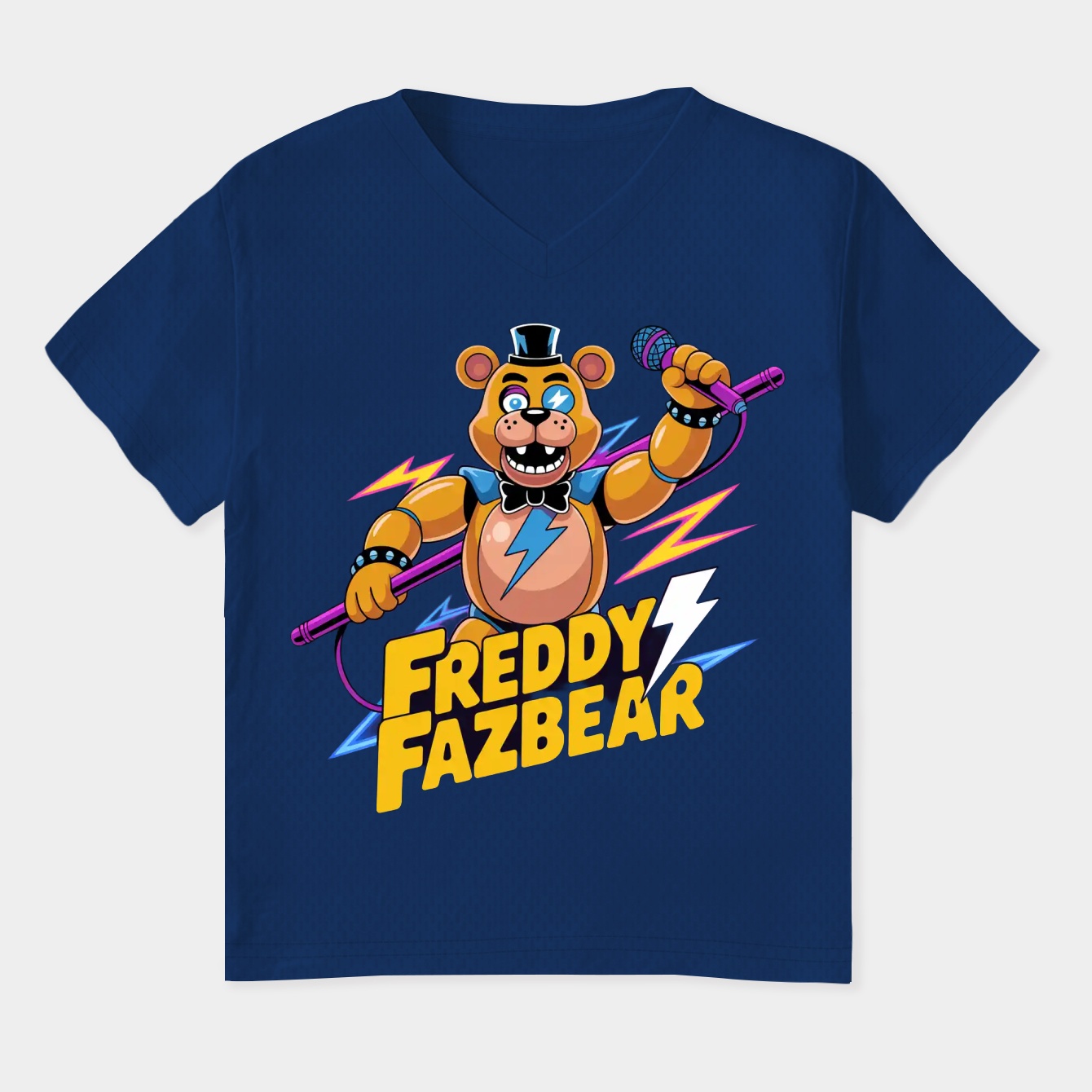 Glamrock Freddy Poster Women's Plus Size V-Neck T-Shirt