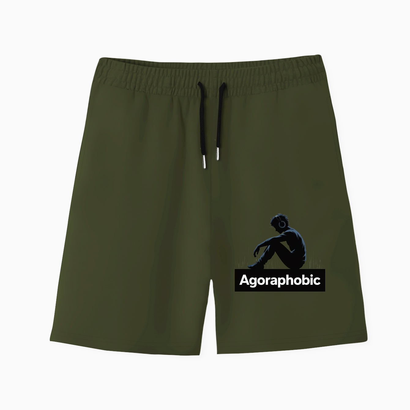 Corpse Husband Corpse Agoraphobic Men's Quick-Dry Athletic Shorts