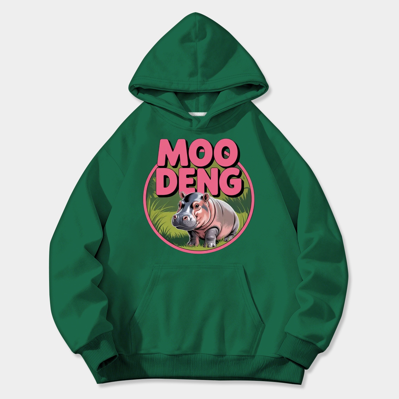 Moo Deng Women's Plus Size Hoodie