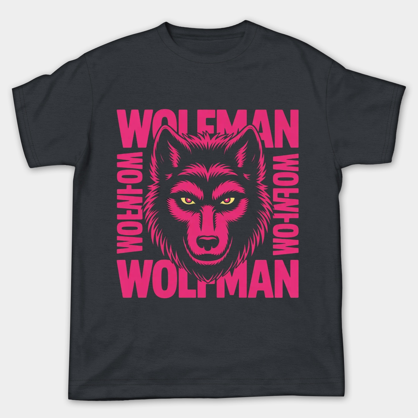 The Wolf Man Name Stack Women's Plus Size T-shirt