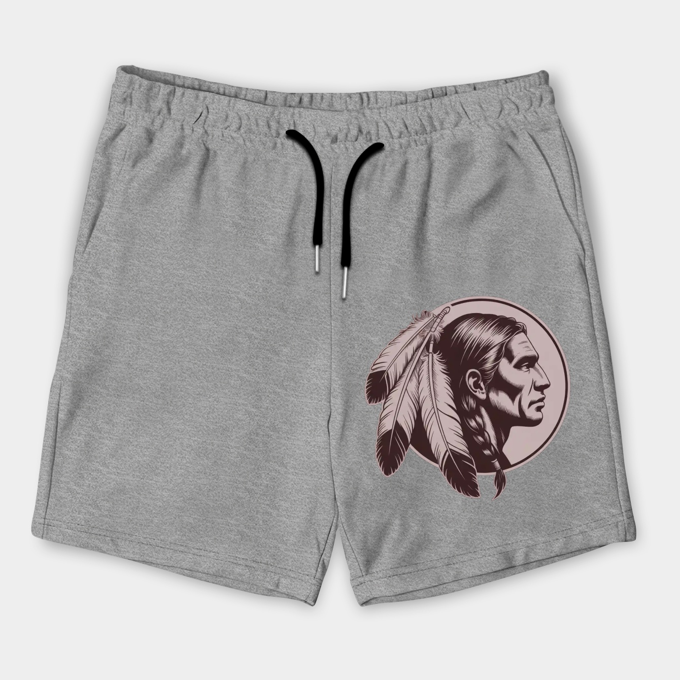 washington-commanders classic emblem Men's Shorts