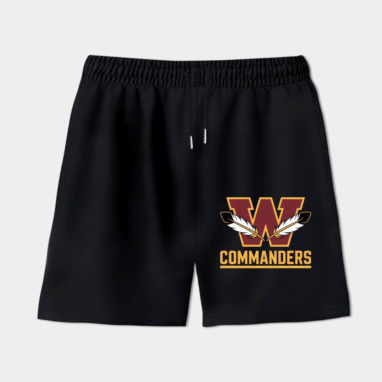 washington-commanders team logo Women's Shorts