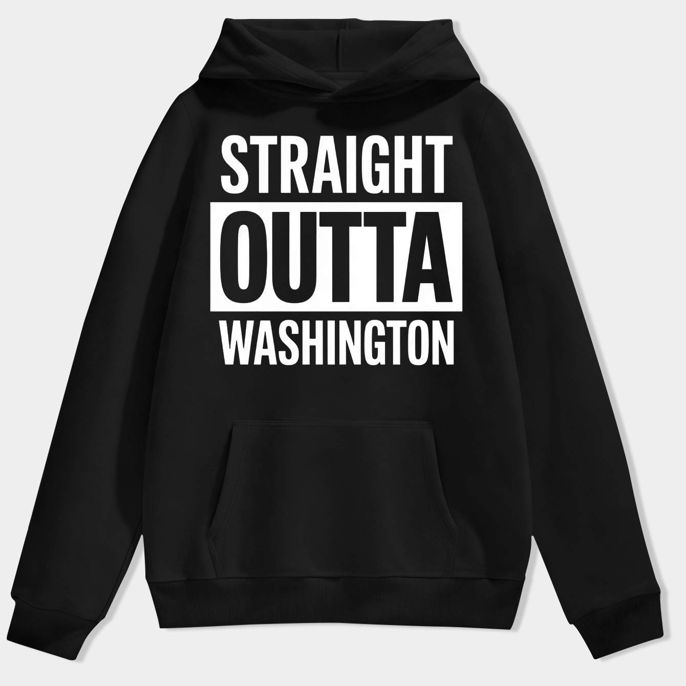 Straight Outta Washington Men's Hoodie