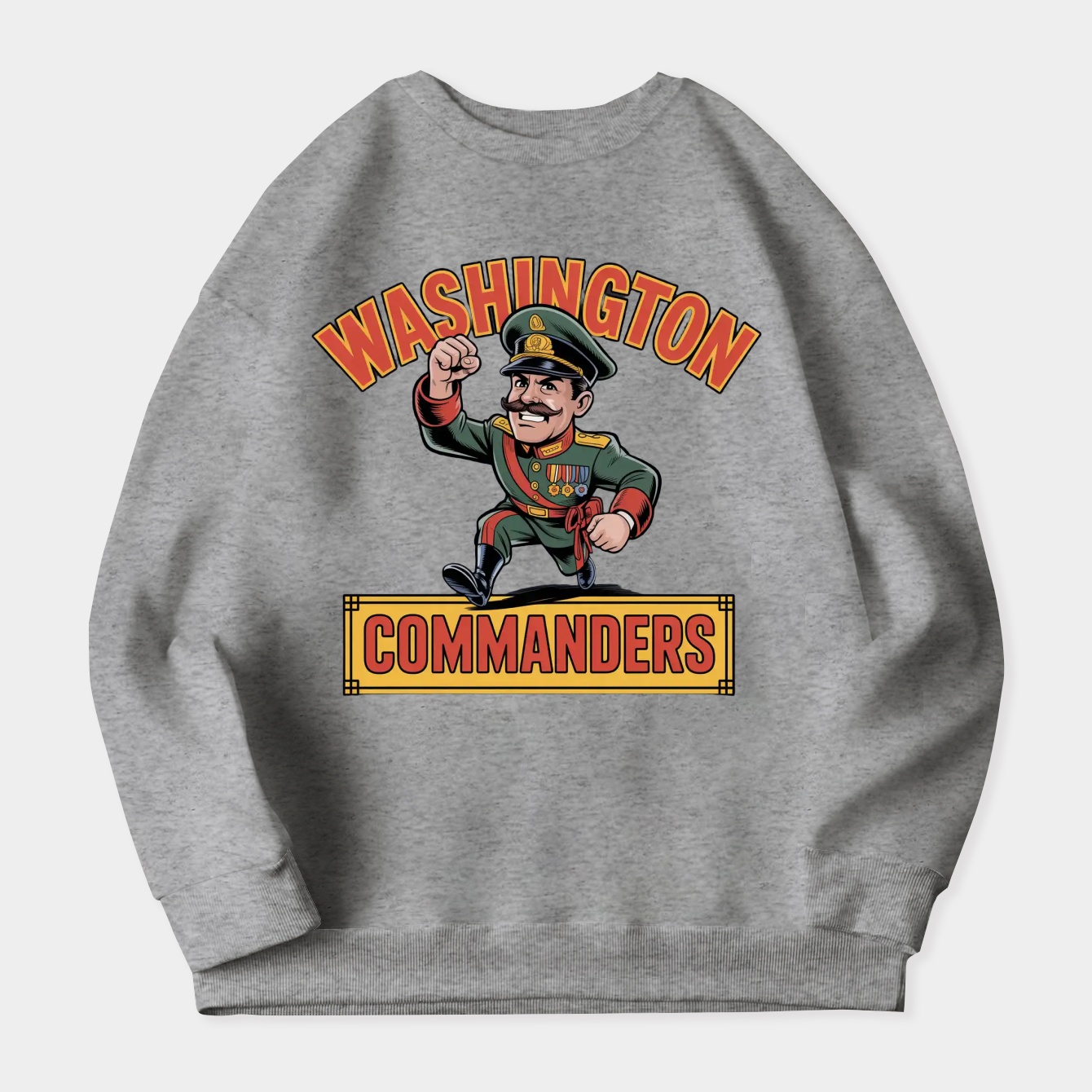 1950's Comic Commanders Logo Women's Plus Size Sweatshirt