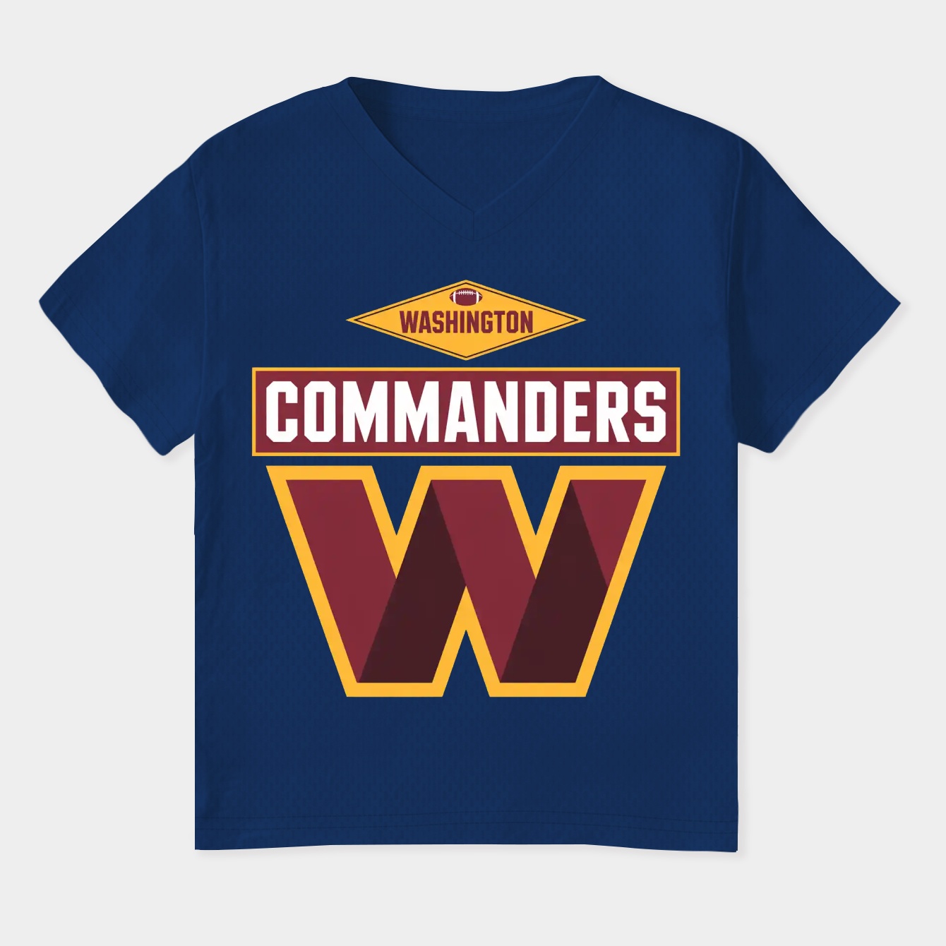 Washington Commanders #63 Women's Plus Size V-Neck T-Shirt