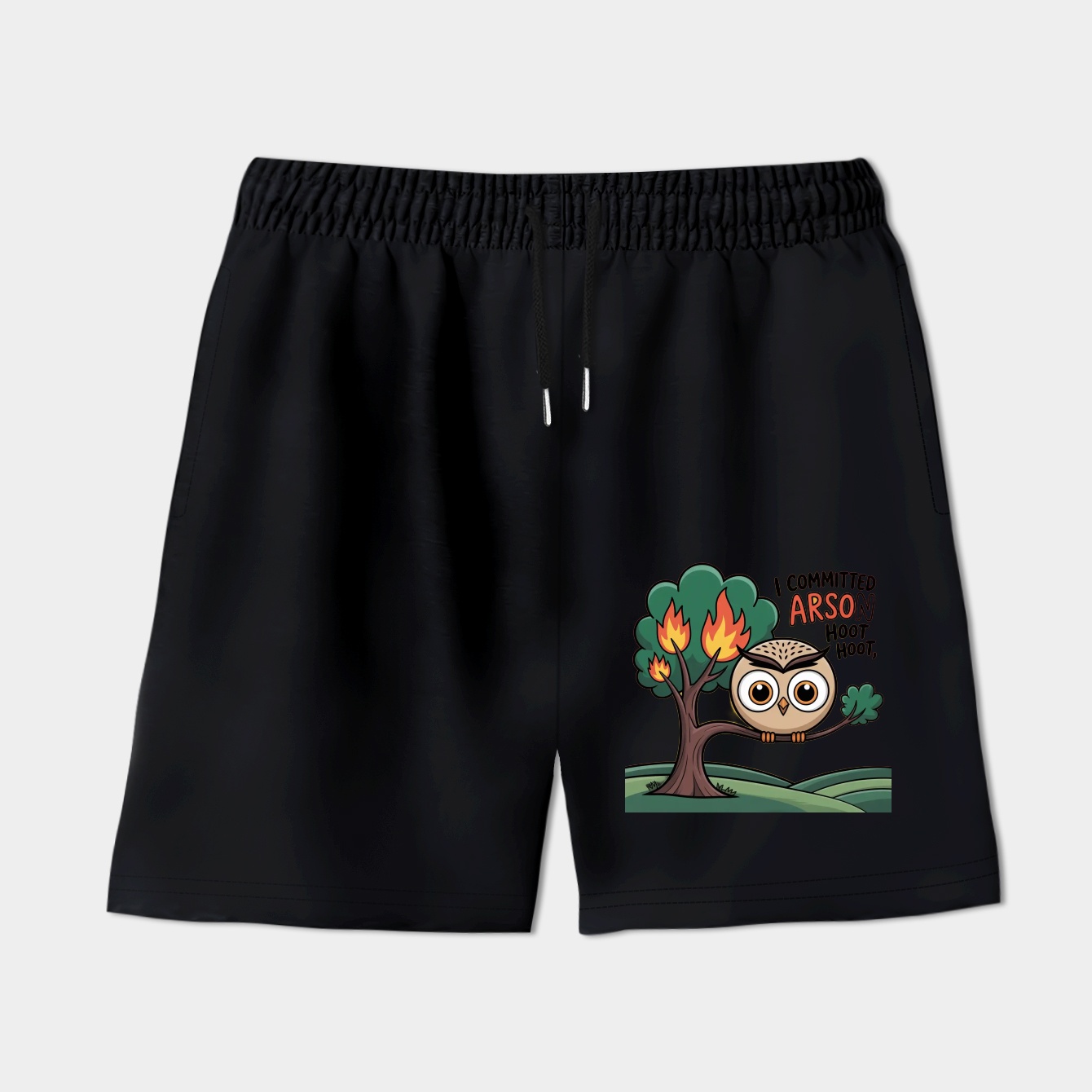 Hooty Commits Arson! Women's Shorts
