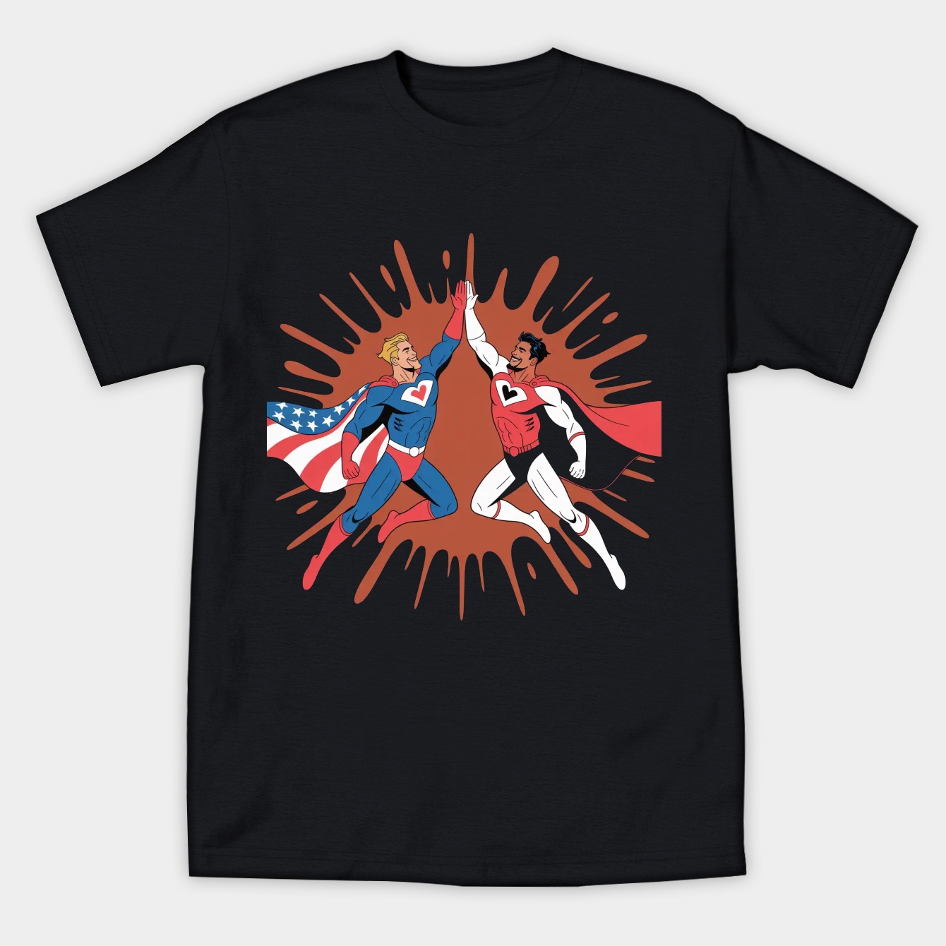 Omni Man and Homelander Perfect Gift Women's Athletic Performance T-Shirt