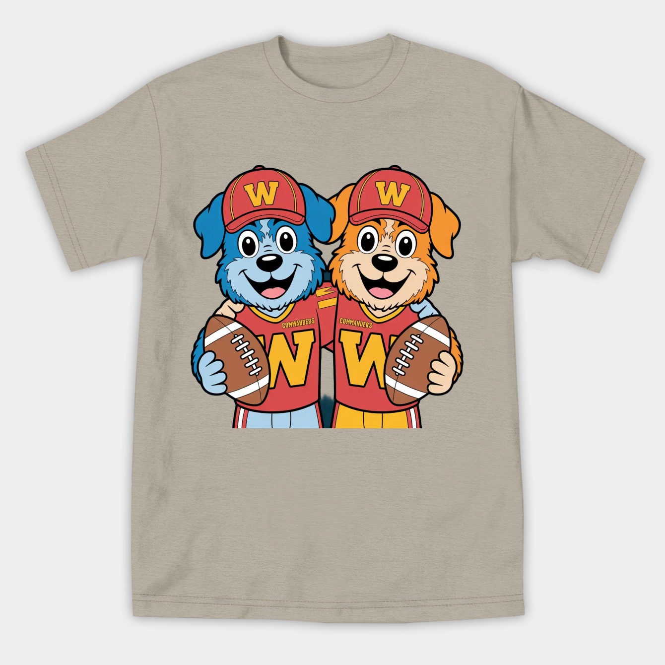 Washington Commanders Bluey Women's Athletic Performance T-Shirt