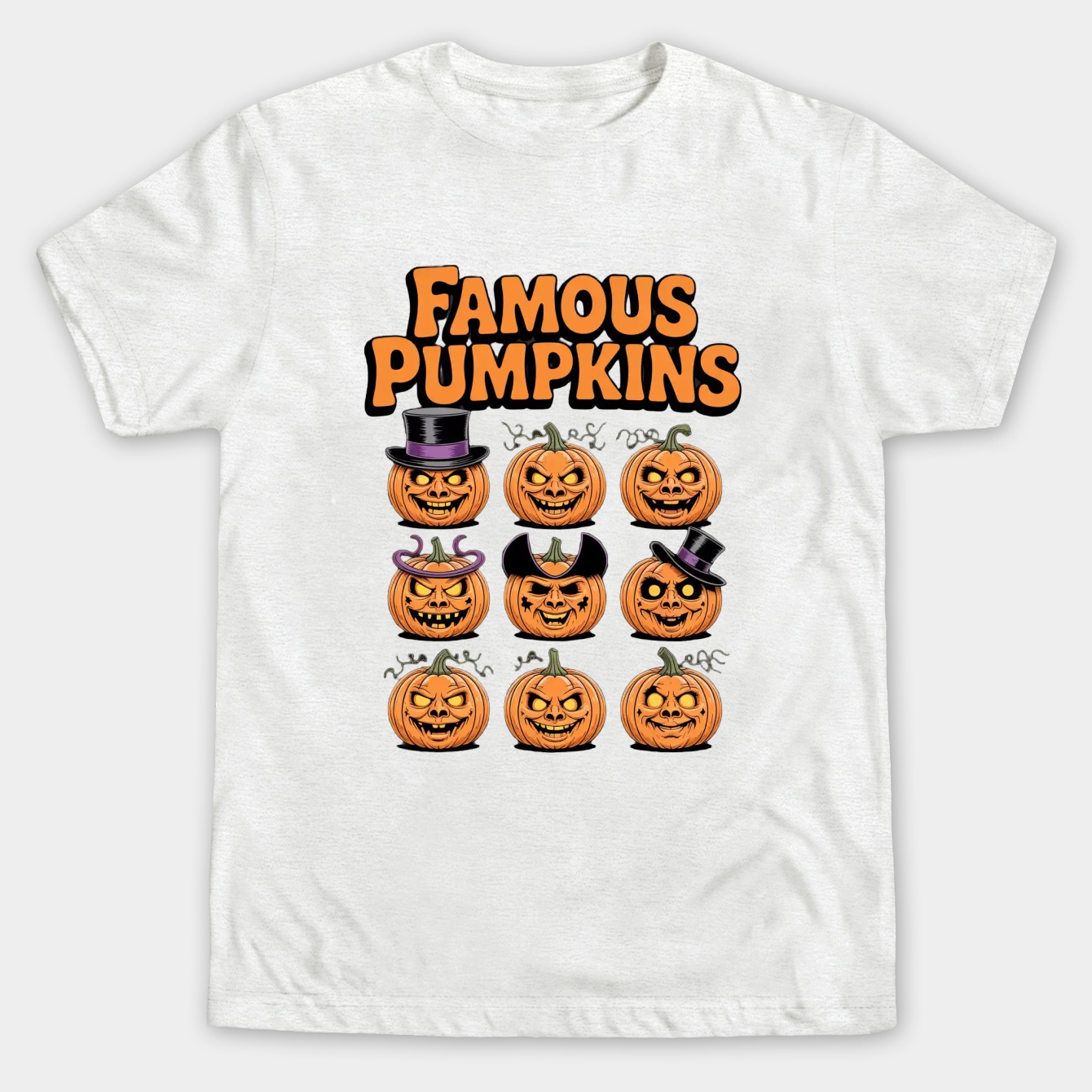 Famous Pumpkins Men's Big & Tall T-shirt