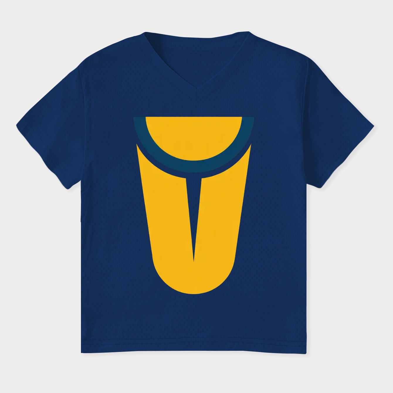 Invincible Blue Iconic Emblem Women's Plus Size V-Neck T-Shirt