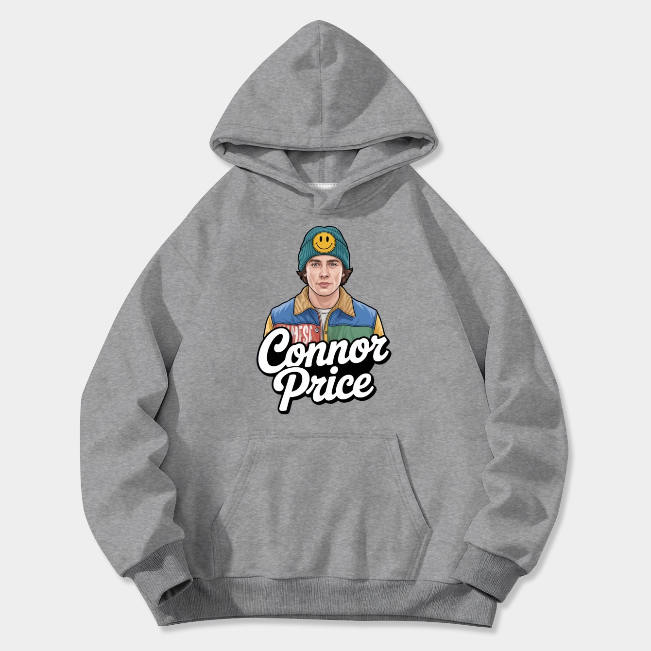 Connor price music album cover art typography Women's Plus Size Hoodie