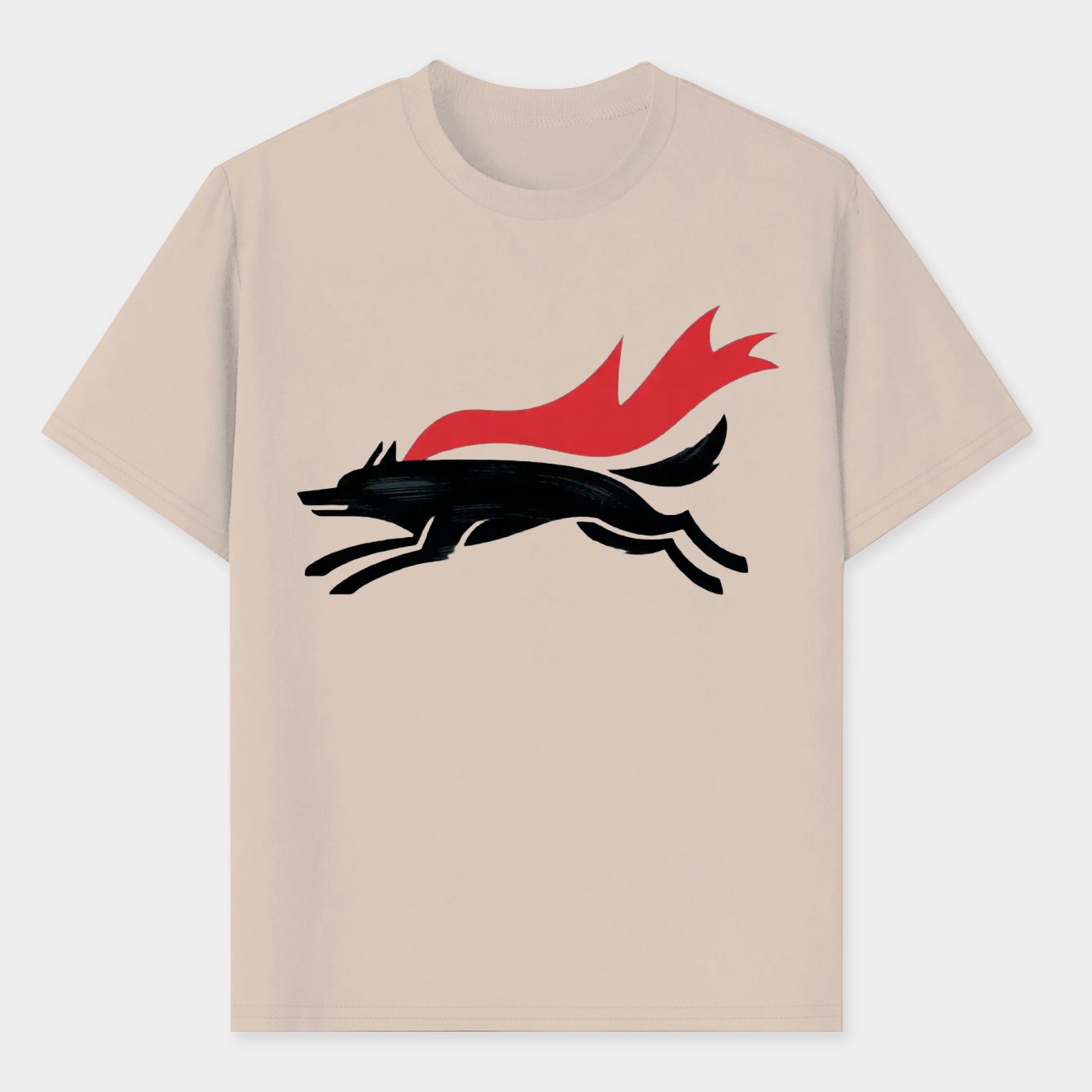The Red Wolf Men's T-Shirt