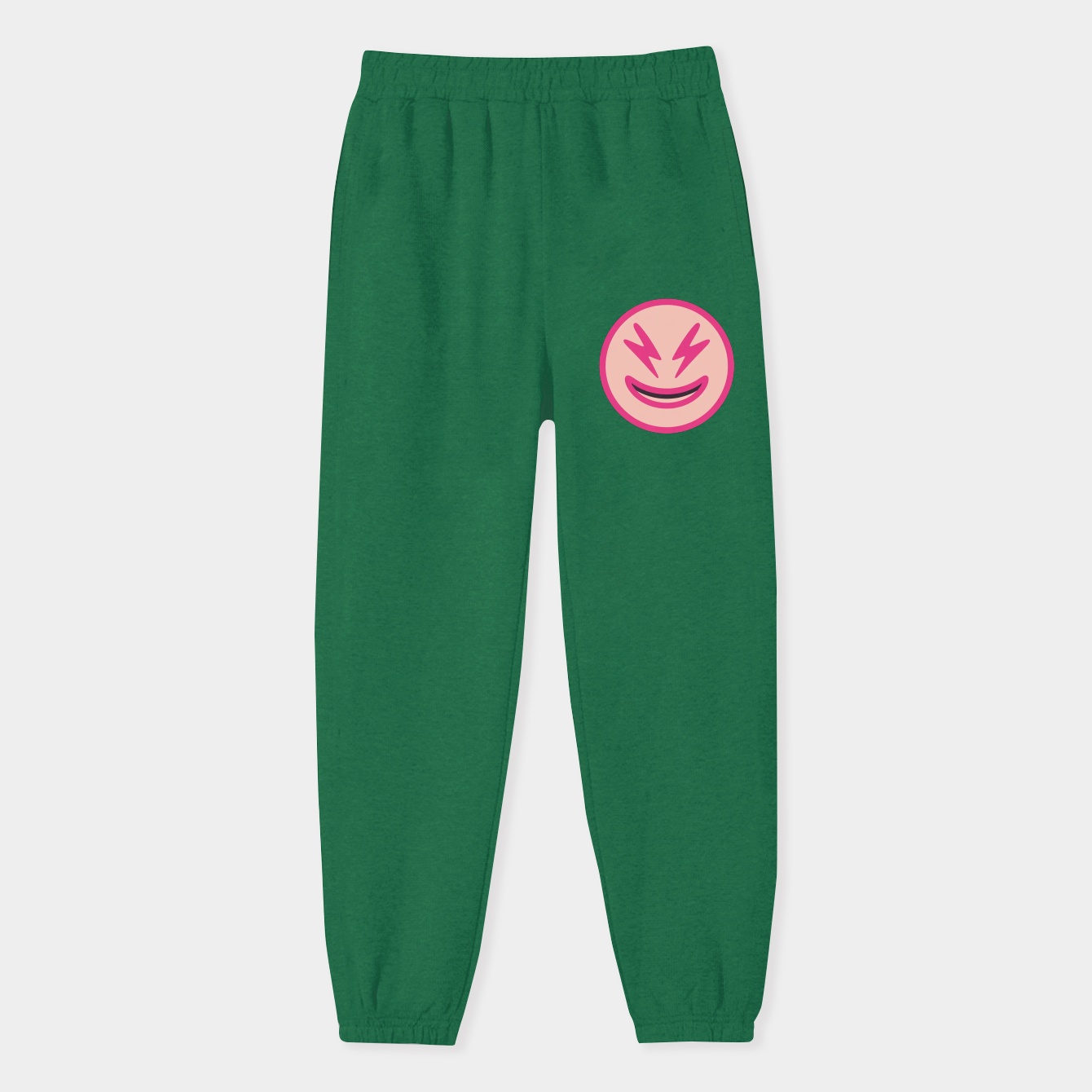 Lightning Bolt Happy Face Women's Sweatpants